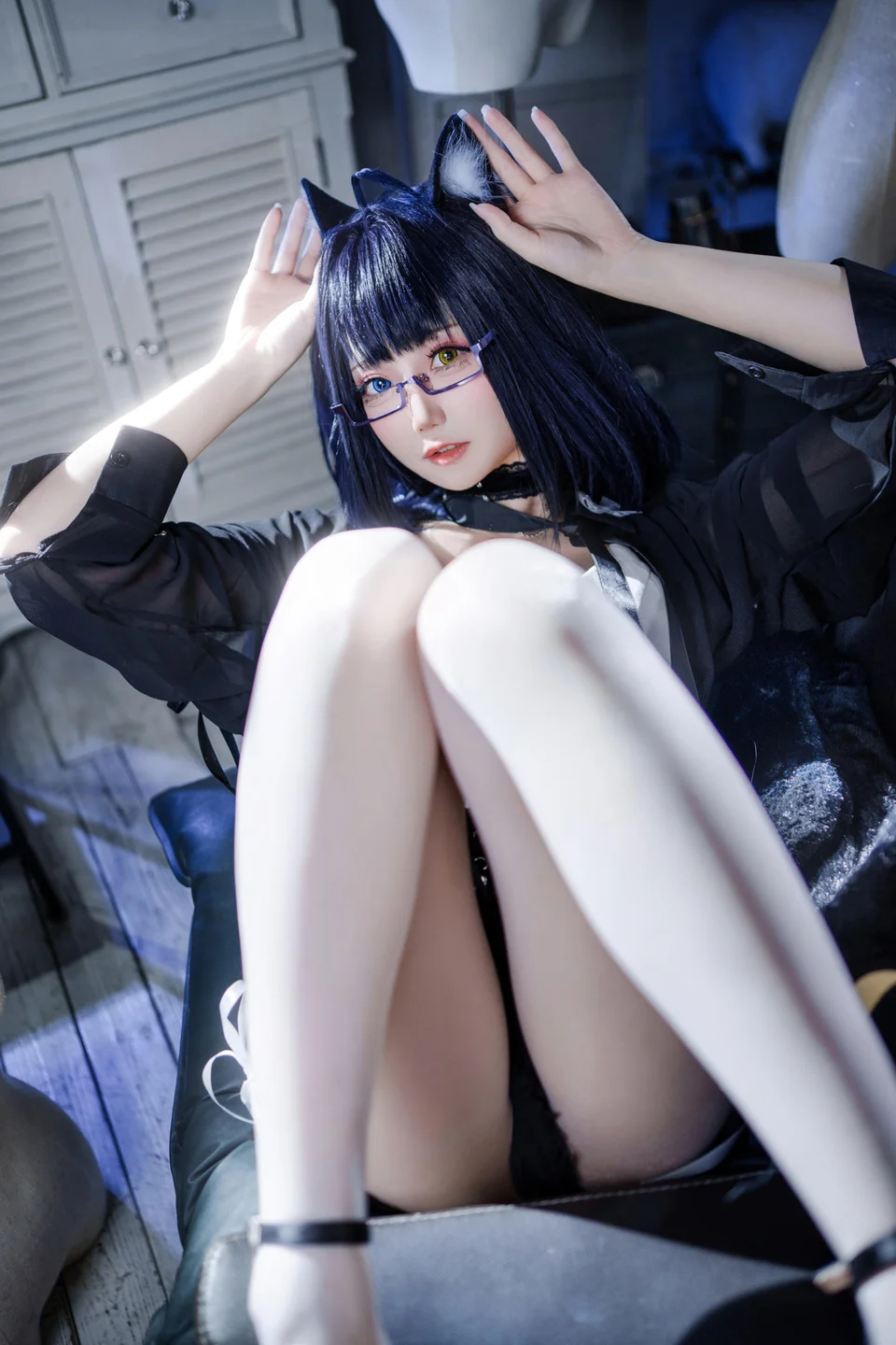 焖焖碳 - 黑茶子 [22P-286MB] tg@simisebaisi 【丝足阁】017.webp